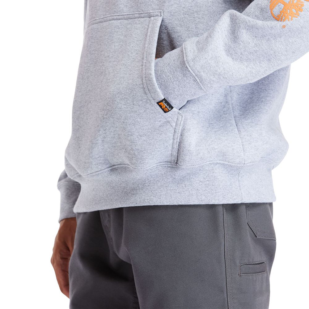 Sudadera Timberland Argentina Hombre - Pro® Big & Tall Hood Honcho Sport Hoodie - Gris - EFXWRI-627